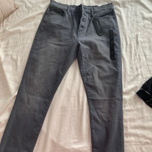 NWT Banana Republic high waist grey jeans